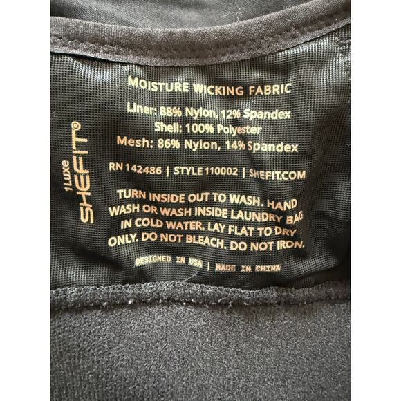 Shefit Ultimate Sports Bra, Adjustable, High Impact, 1 Luxe, Black - Picture 4 of 6